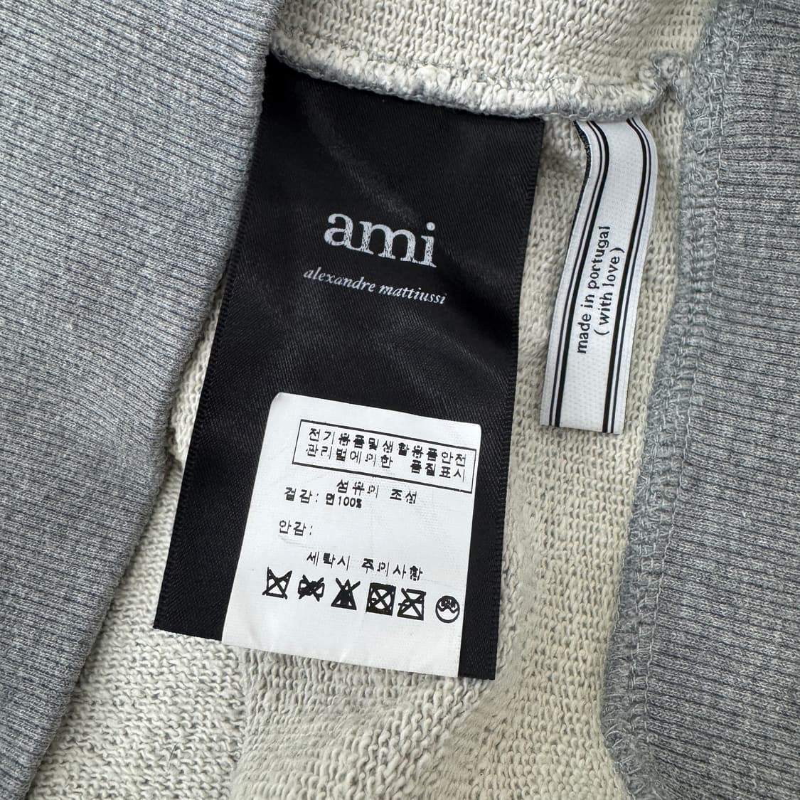 L ami 아미 자수로고 맨투맨 티셔츠  상품이미지7