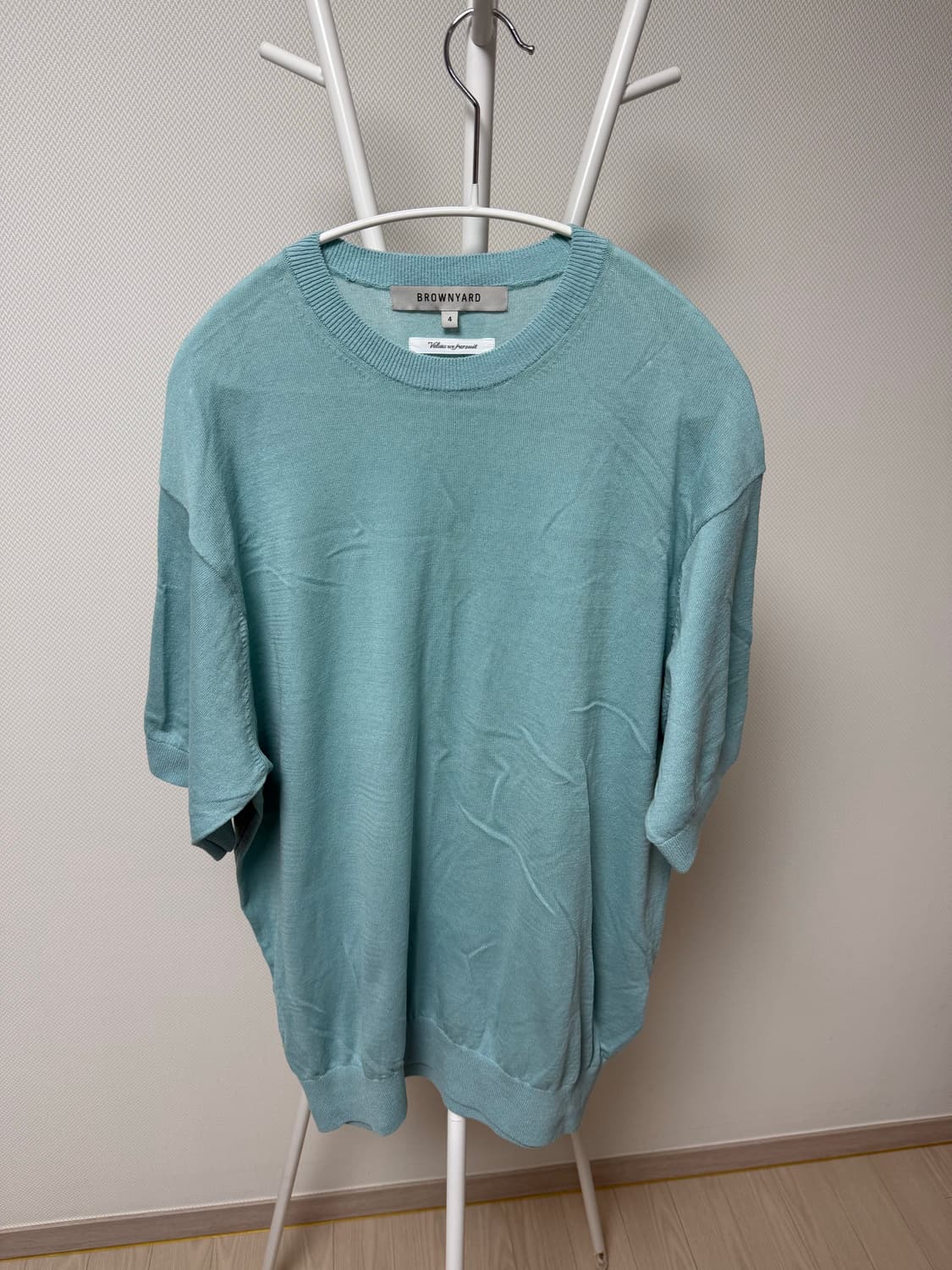 브라운야드 수피마 코튼 하프니트 4사이즈 상품이미지3