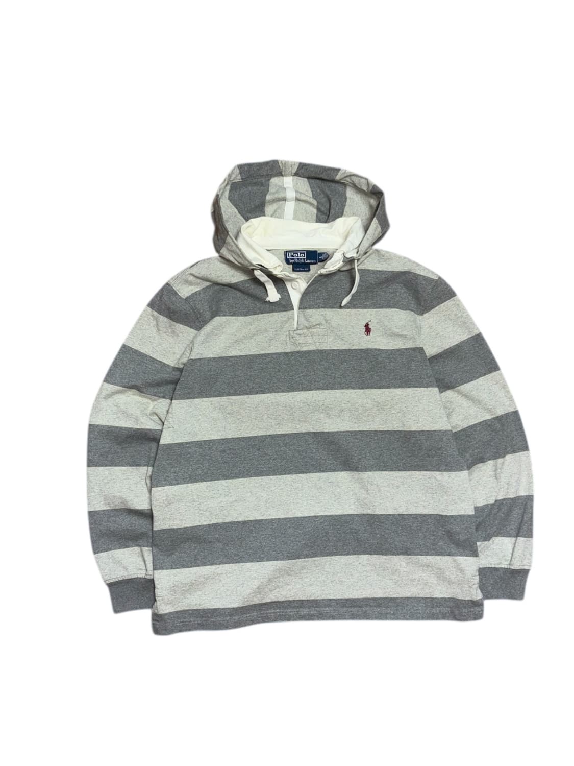 폴로 랄프로렌 레어 빈티지 럭비티 후드티 상품이미지1