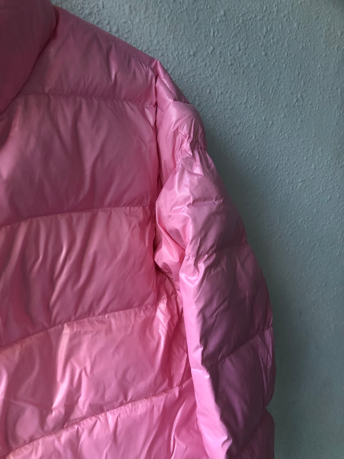 유광 핑크 패딩 상품이미지4