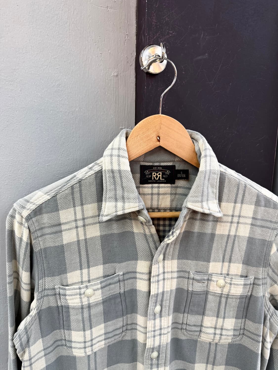 S/ RRL 더블알엘 플란넬 워크 셔츠 자켓 상품이미지3