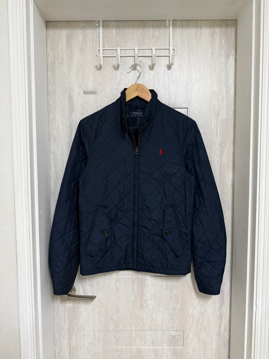 XS / 폴로 랄프로렌 네이비 레드 포니 퀄팅 자켓 상품이미지1