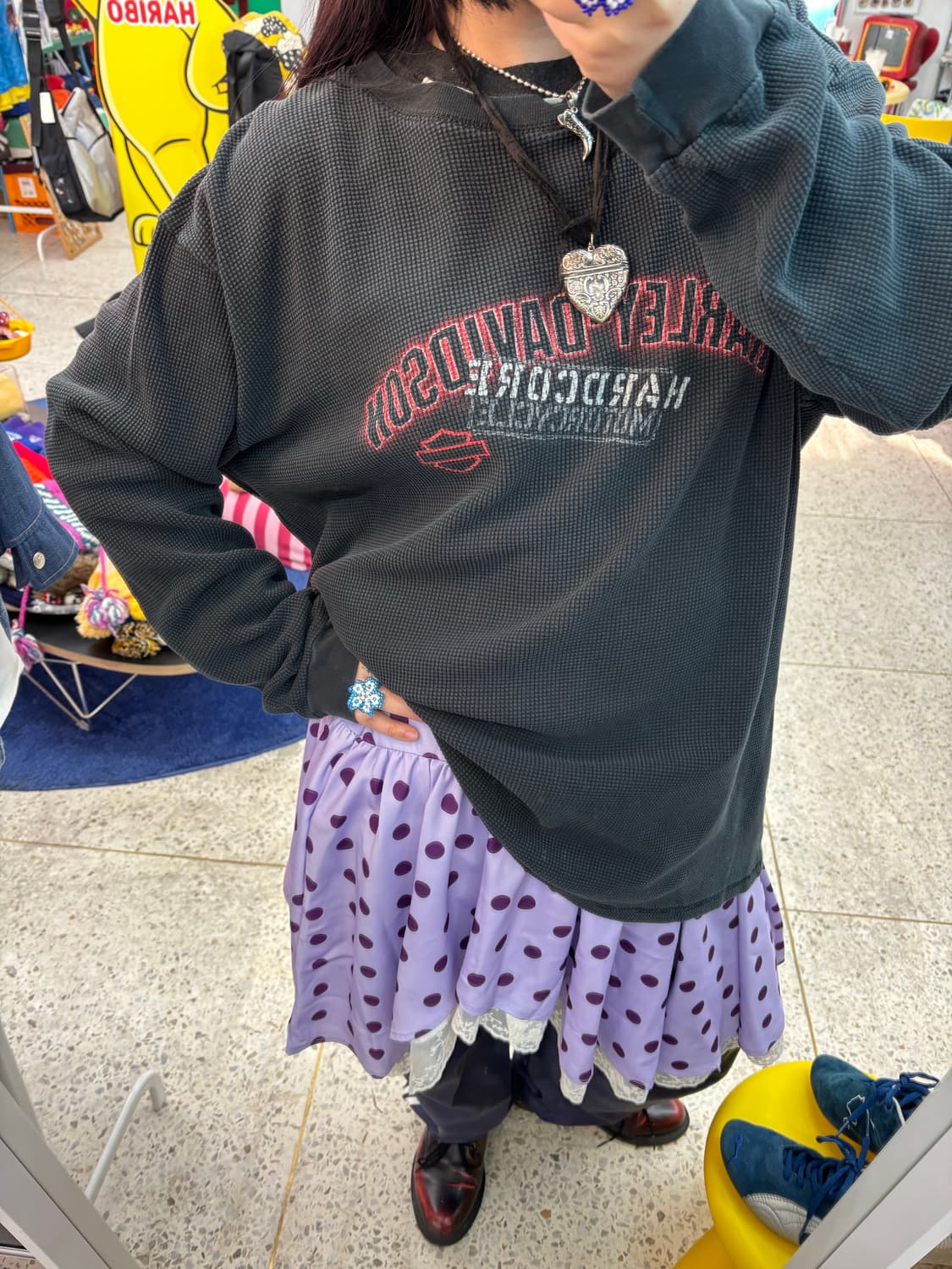 Vintage Harley Davidson Waffle T 상품이미지8