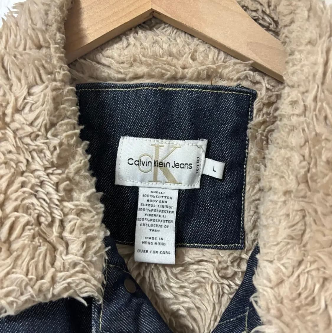 캘빈 클라인 진 양털자켓 L 상품이미지3