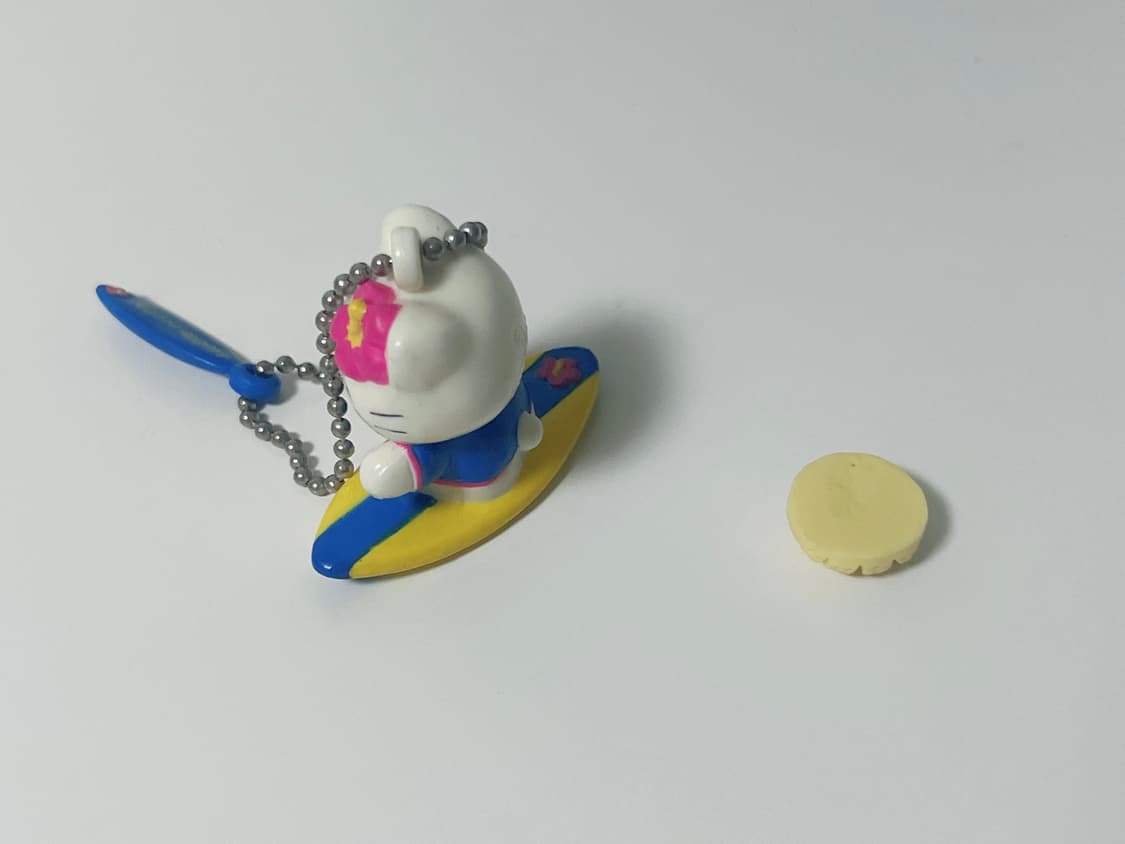 고전 서핑 키티 스크랩 키링 서핑 메론빵 파츠 상품이미지2