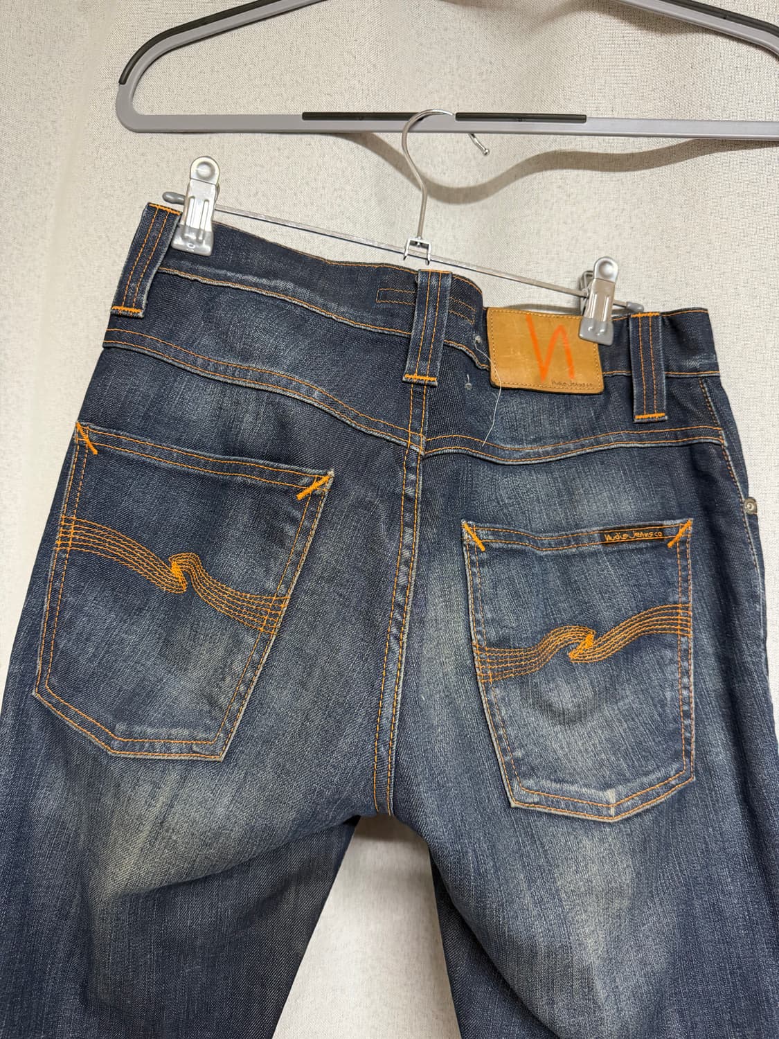 누디진 그림팀 28 32 데님 상품이미지3