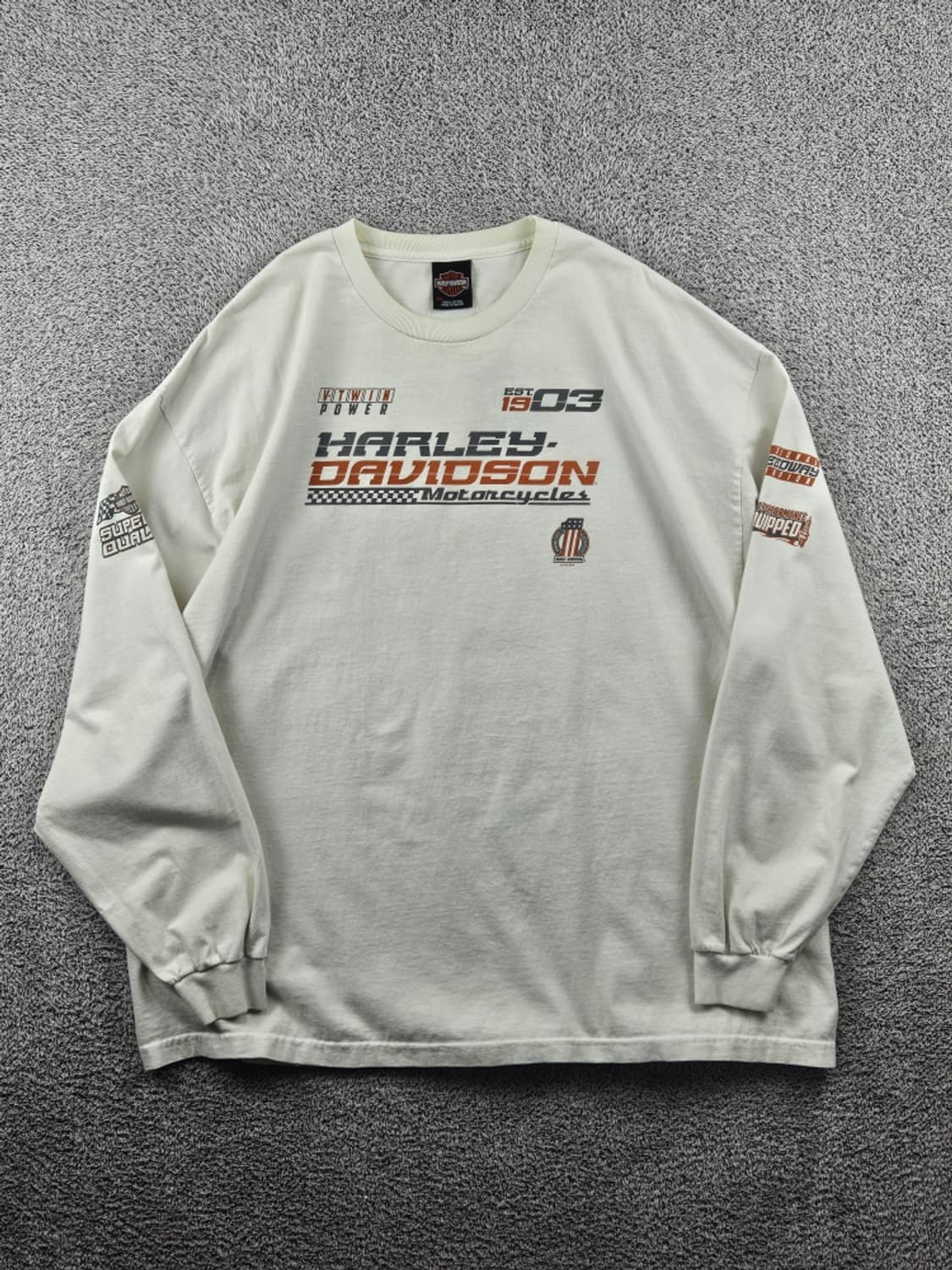 할리데이비슨 텍사스 베드포드 V-TWIN 롱슬리브 (3XL)/ 11525 상품이미지3