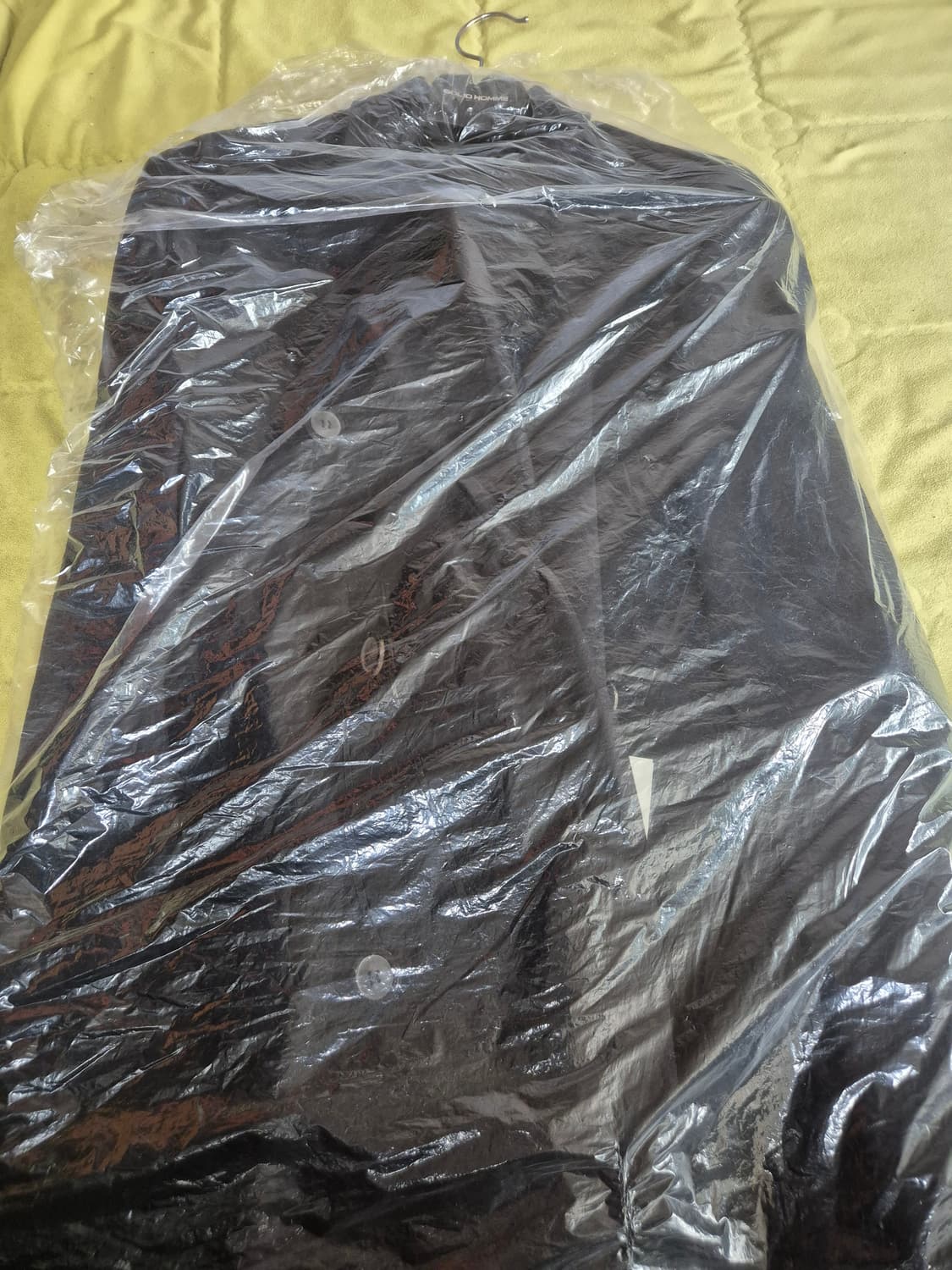 솔리드옴므 17fw 더블 롱코트 블랙 상품이미지2