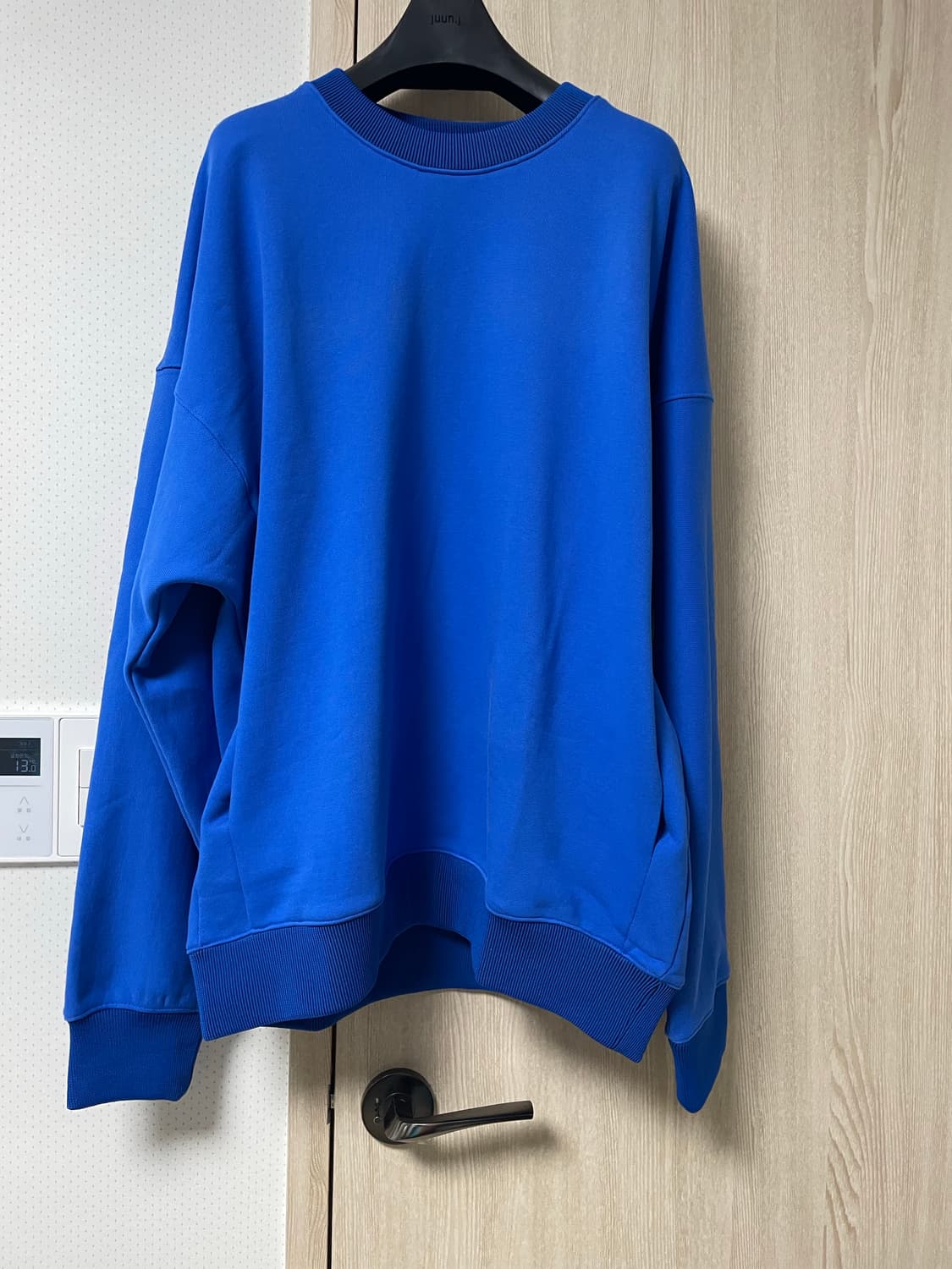 솔리드옴므 맨투맨 블루, 52사이즈 새상품 상품이미지1