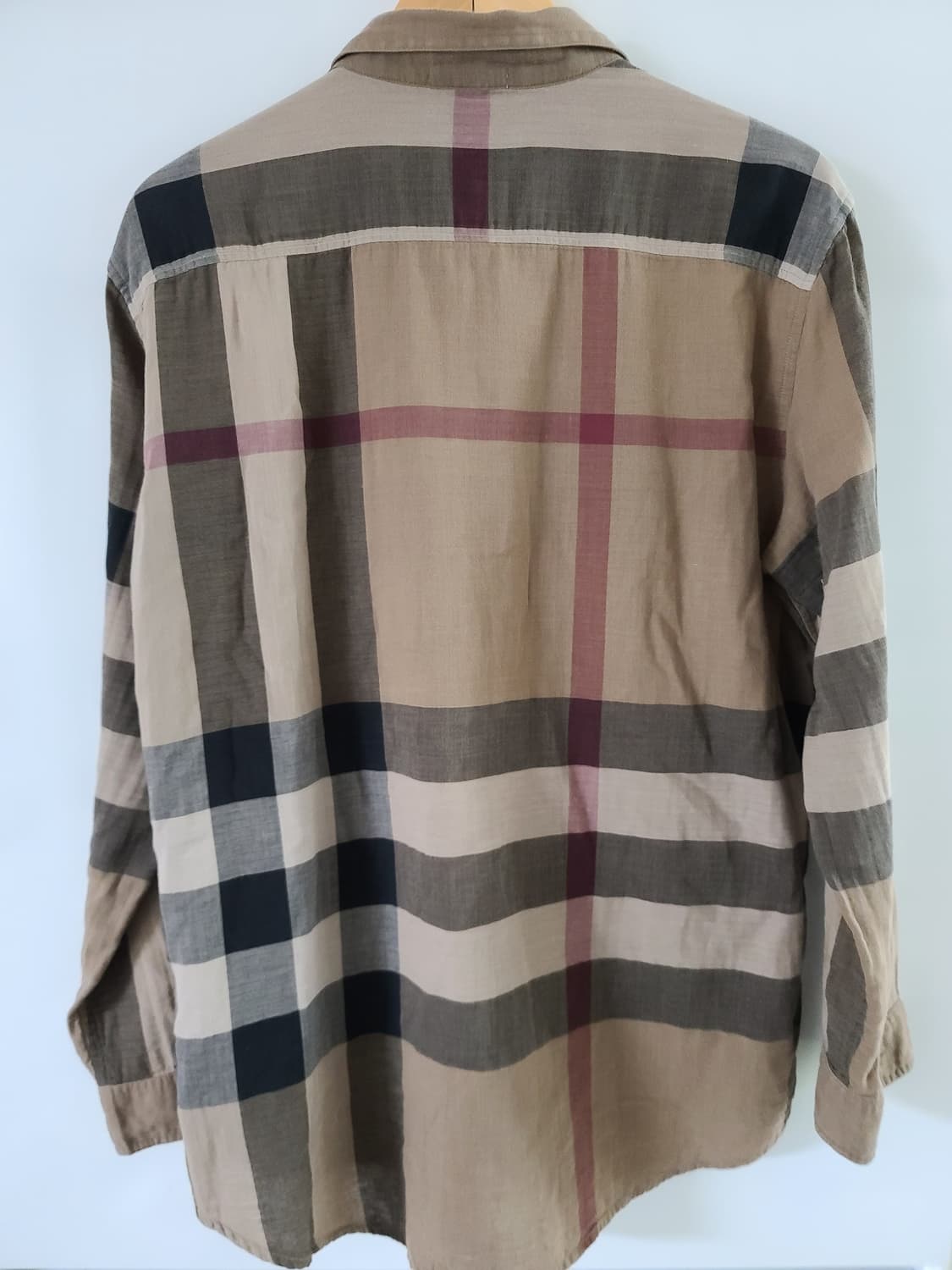 버버리브릿 체크 셔츠 100정도 상품이미지5