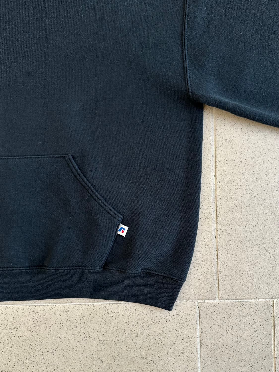 빈티지 러셀 후드 블랙 L 상품이미지3