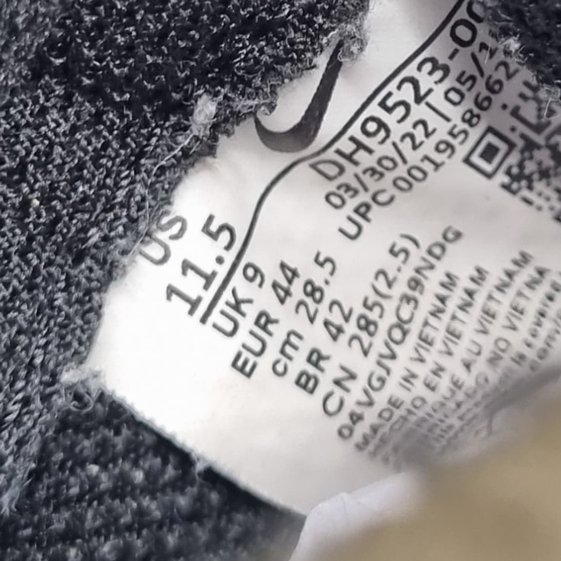 나이키 와플데뷰 검흰 남성운동화285 상품이미지6