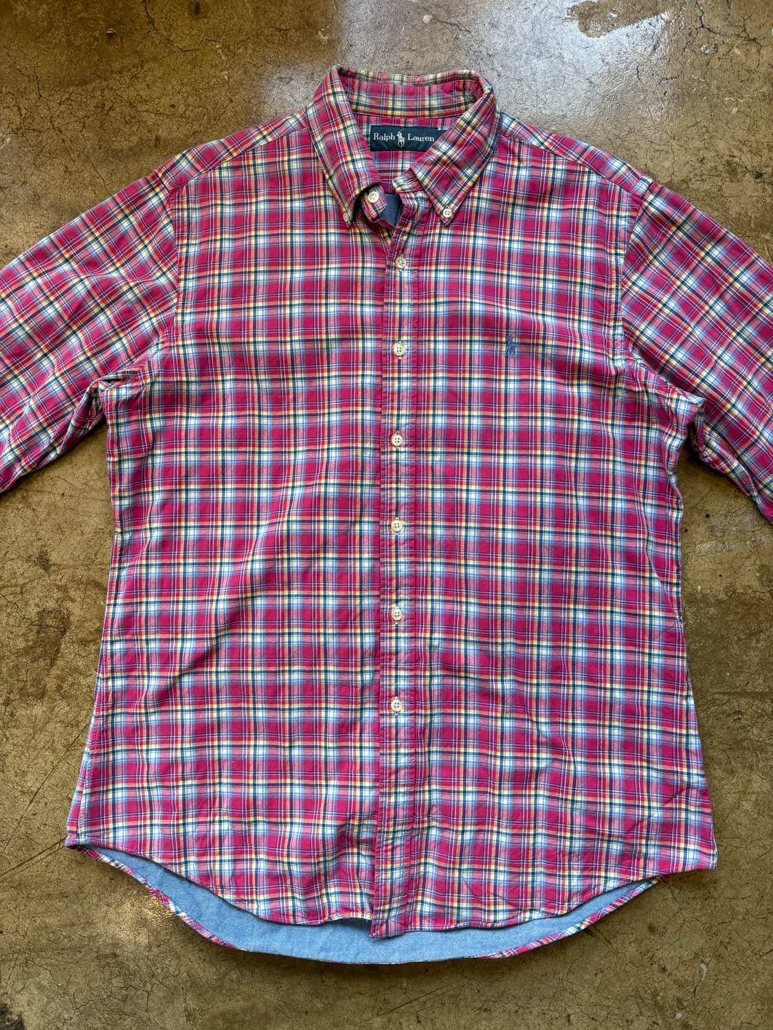 폴로 빈티지 더블페이스 체크 셔츠 상품이미지2