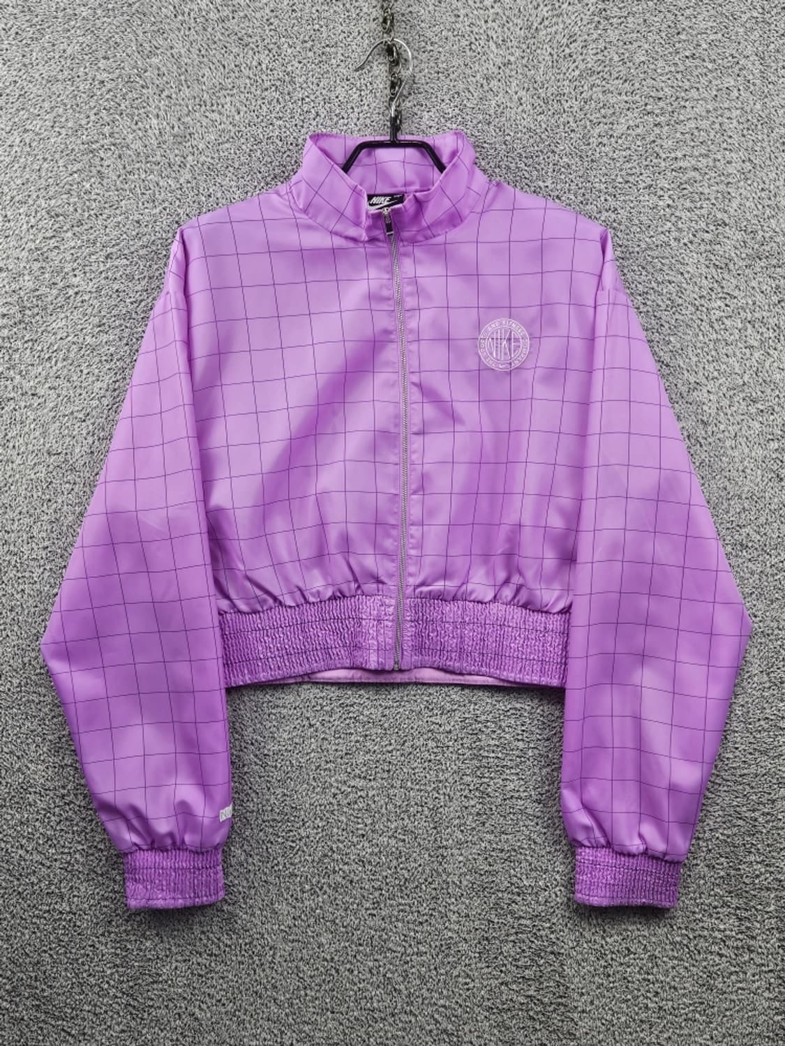 나이키 그리드 체크 크롭 윈드브레이커 바람막이 ( L ) / 11603 상품이미지2