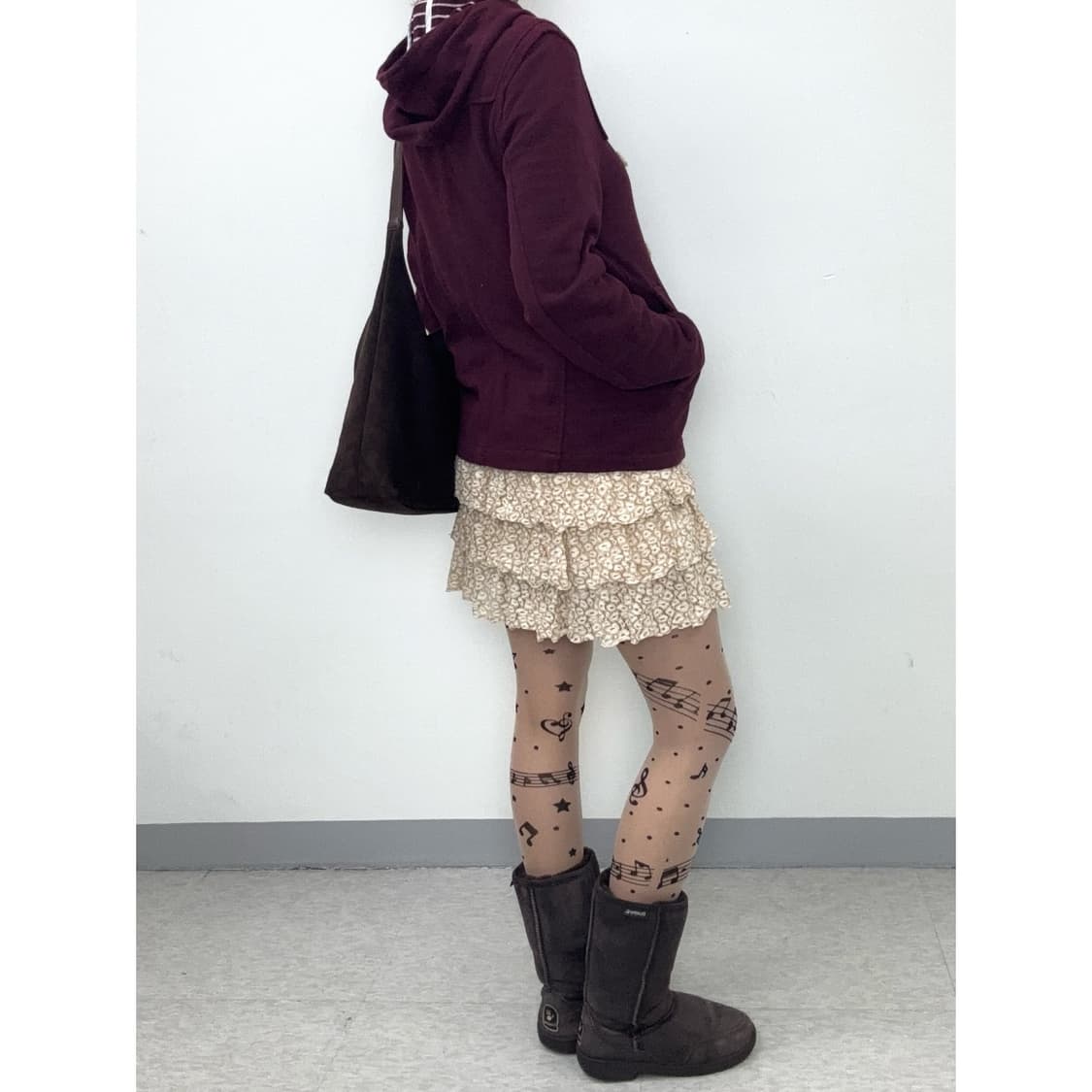 빈티지 플럼 더플 코트 자켓 상품이미지4