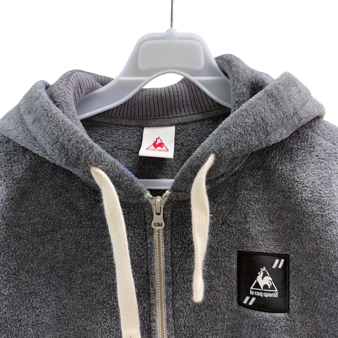 [M] 르꼬끄 스포르티브 그레이 후드집업 상품이미지5