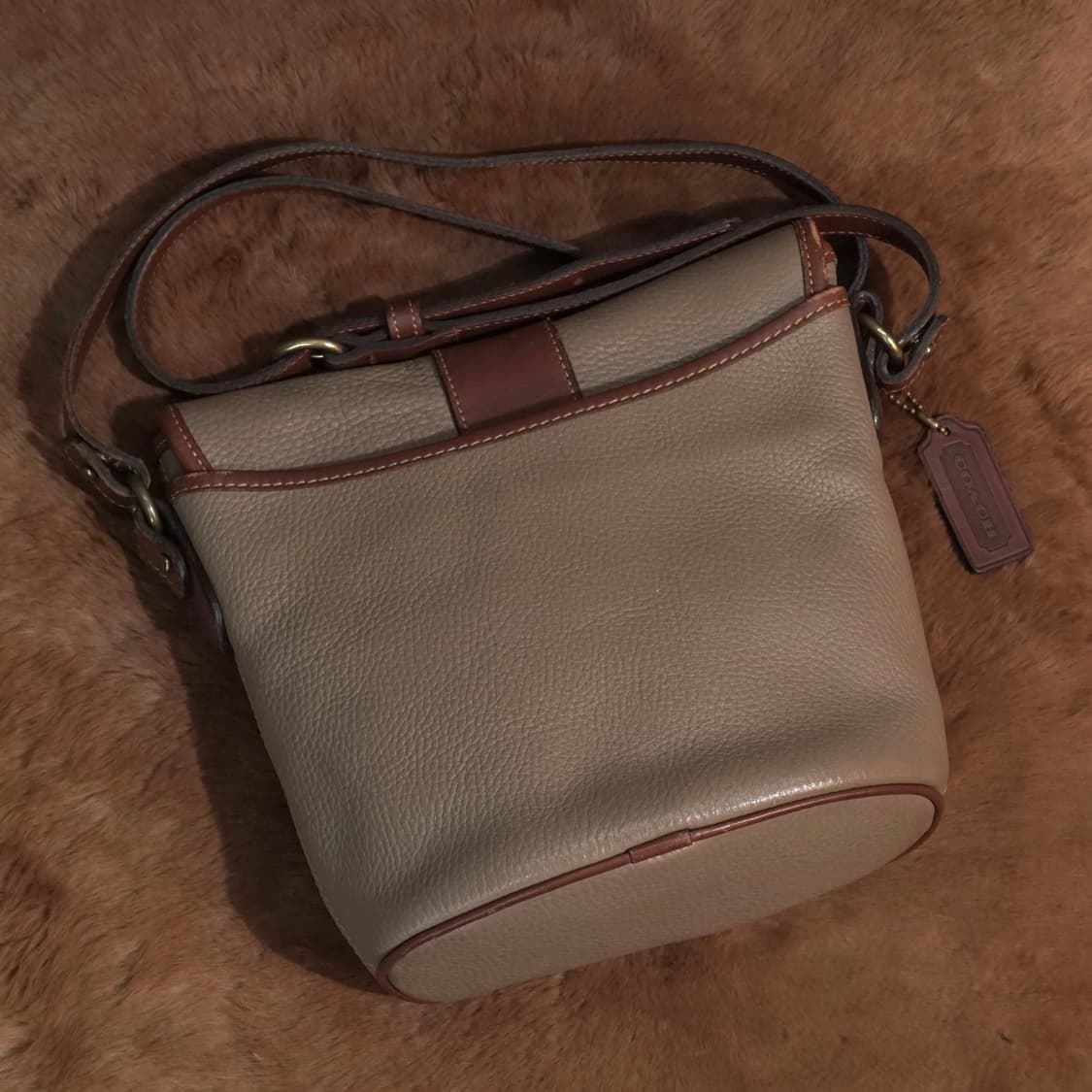 80s 올드 코치 셰리던 스튜어트 숄더백 상품이미지5