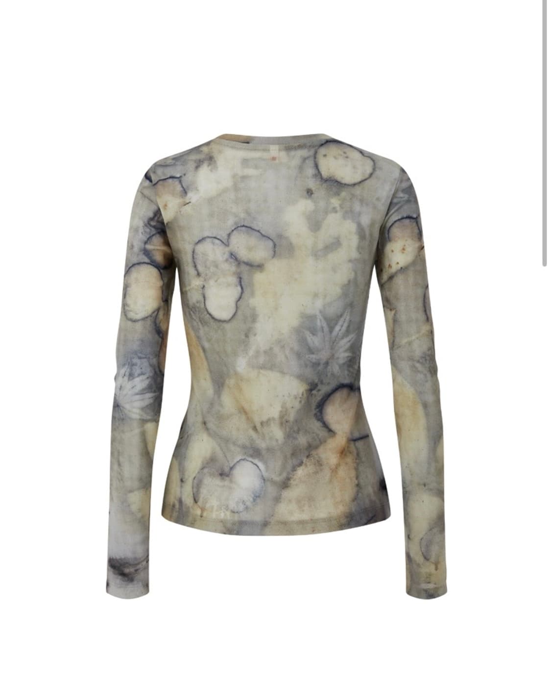 Teak 티크 LEAF DYED MESH LONG SLEEVE 티셔츠 상품이미지2