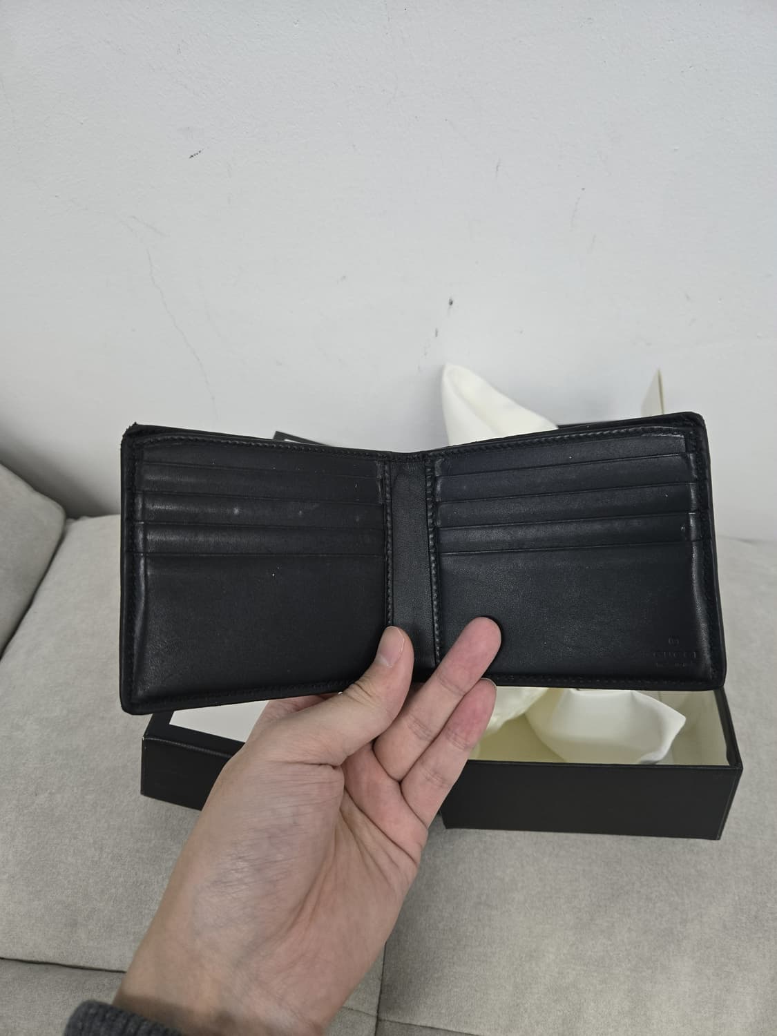 [보증서 정품]구찌 레드 울프 반지갑 상품이미지1