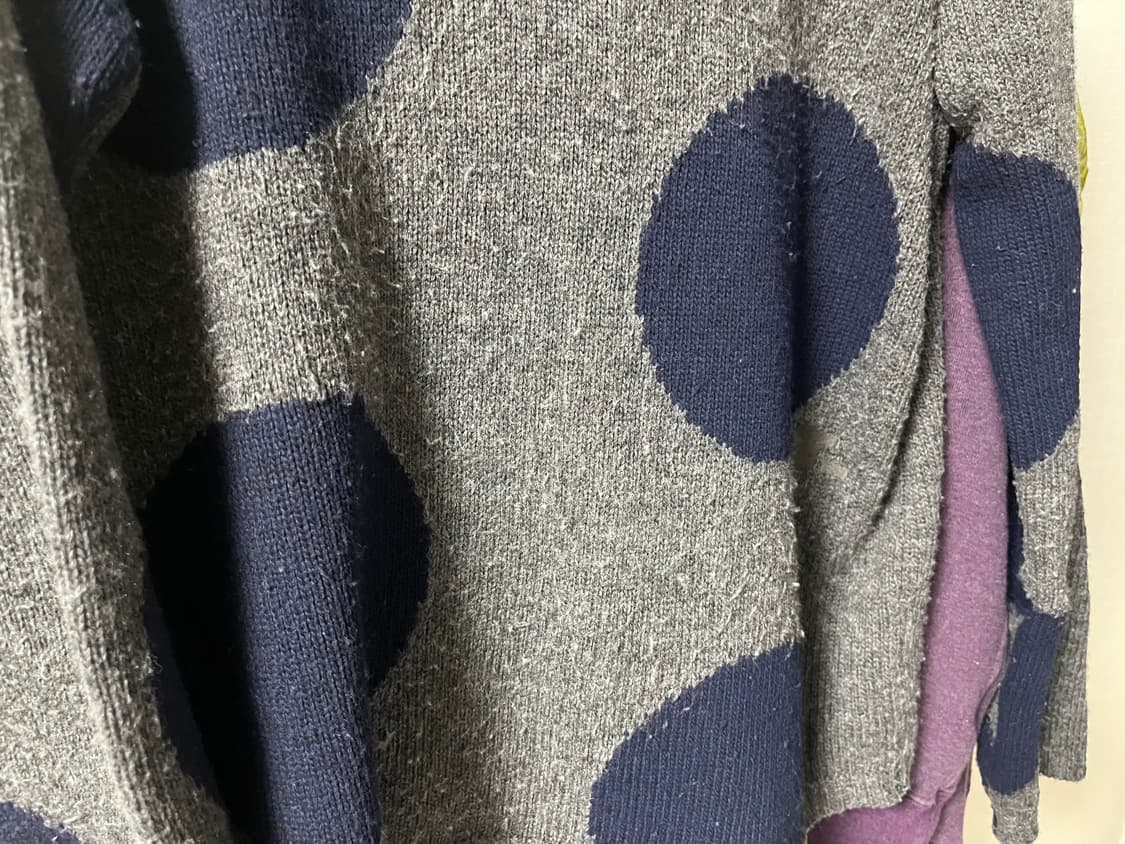 나이스고스트클럽 도트 니트 상품이미지3