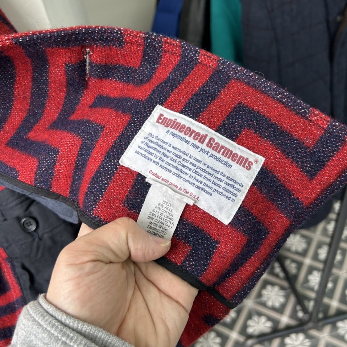 16005 - 엔지니어드 가먼츠 숏 코트 상품이미지5