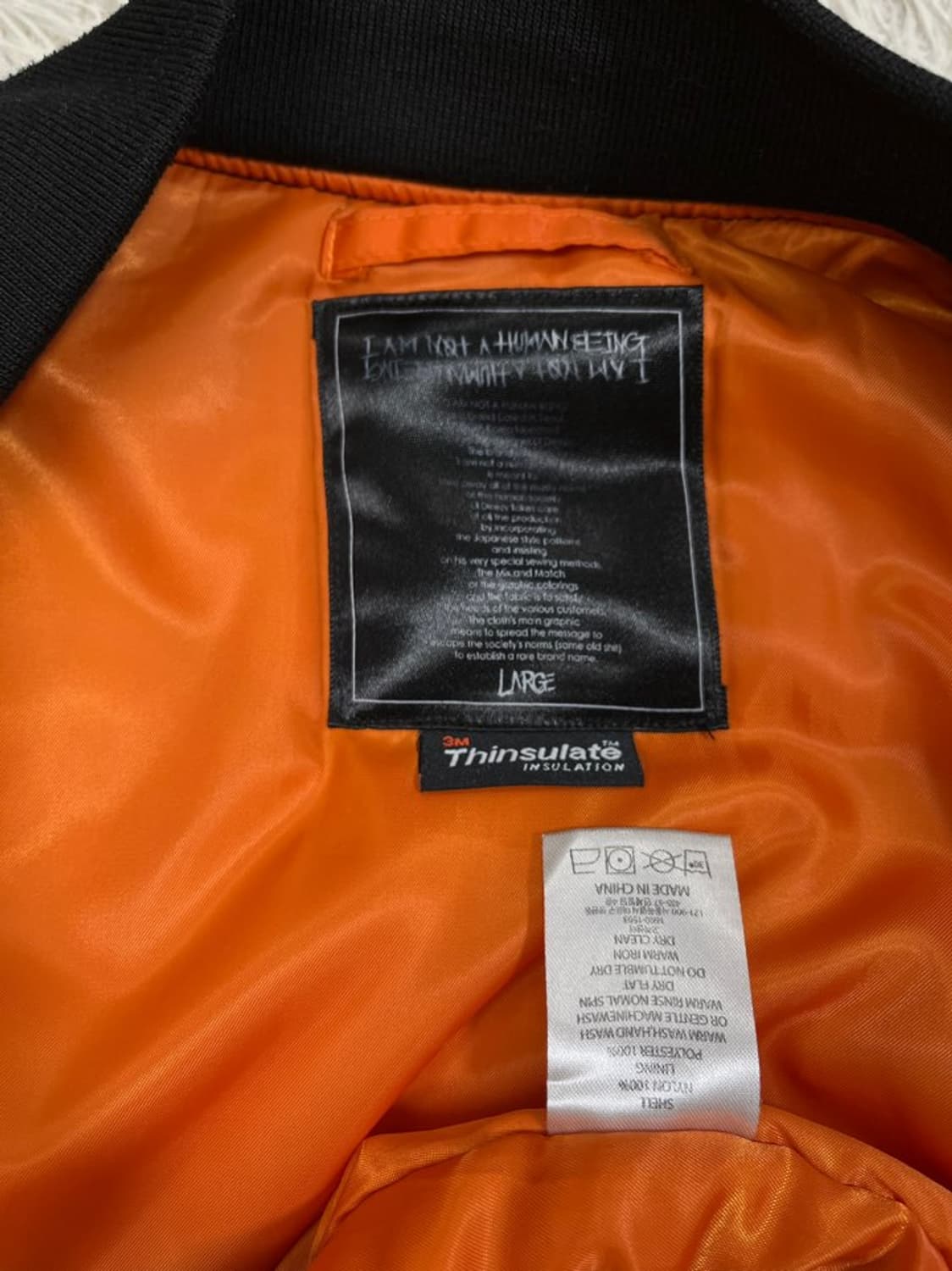 아임낫어휴먼비잉 항공 점퍼/#2884 상품이미지5