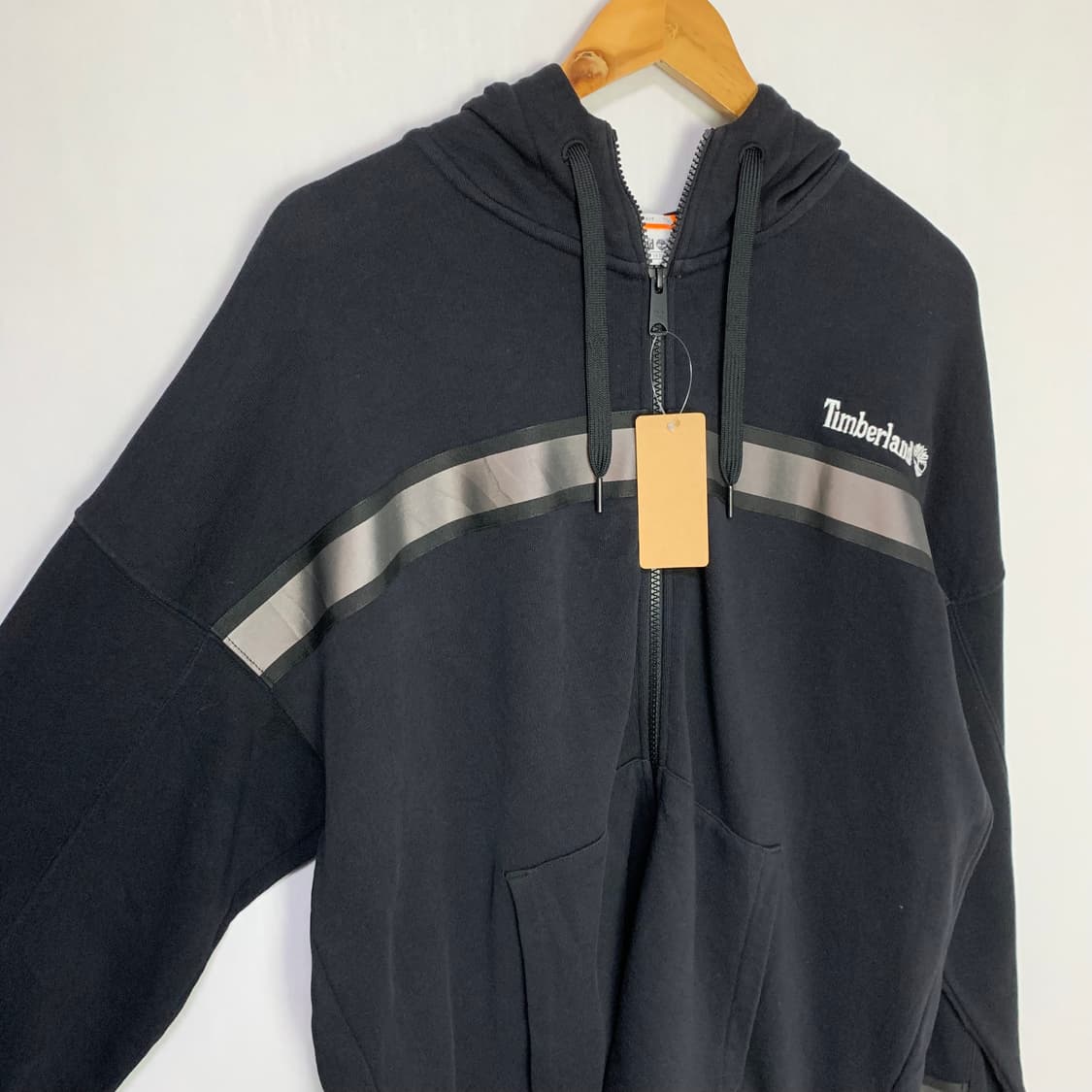 팀버랜드 라인 블랙 루즈핏 후드집업 남성 L 남녀공용 상품이미지9