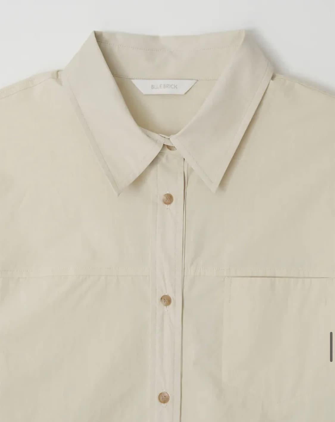 Western shirt (light beige) 상품이미지5