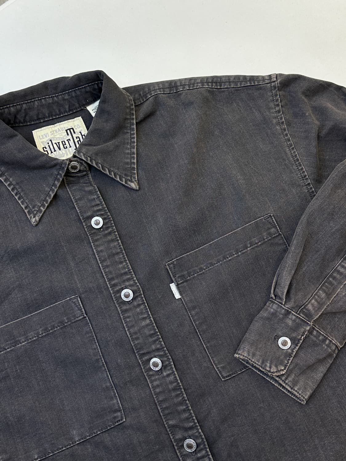 리바이스 투포켓 실버탭 데님 셔츠 상품이미지4