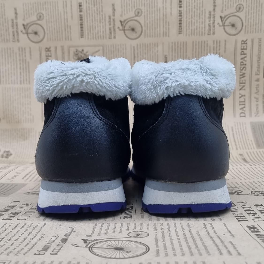 데상트 블랙 퍼 방한화 250 상품이미지4