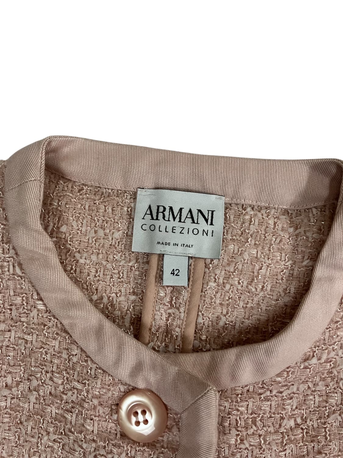 아르마니 콜레지오니 핑크펄 자켓 42 상품이미지3