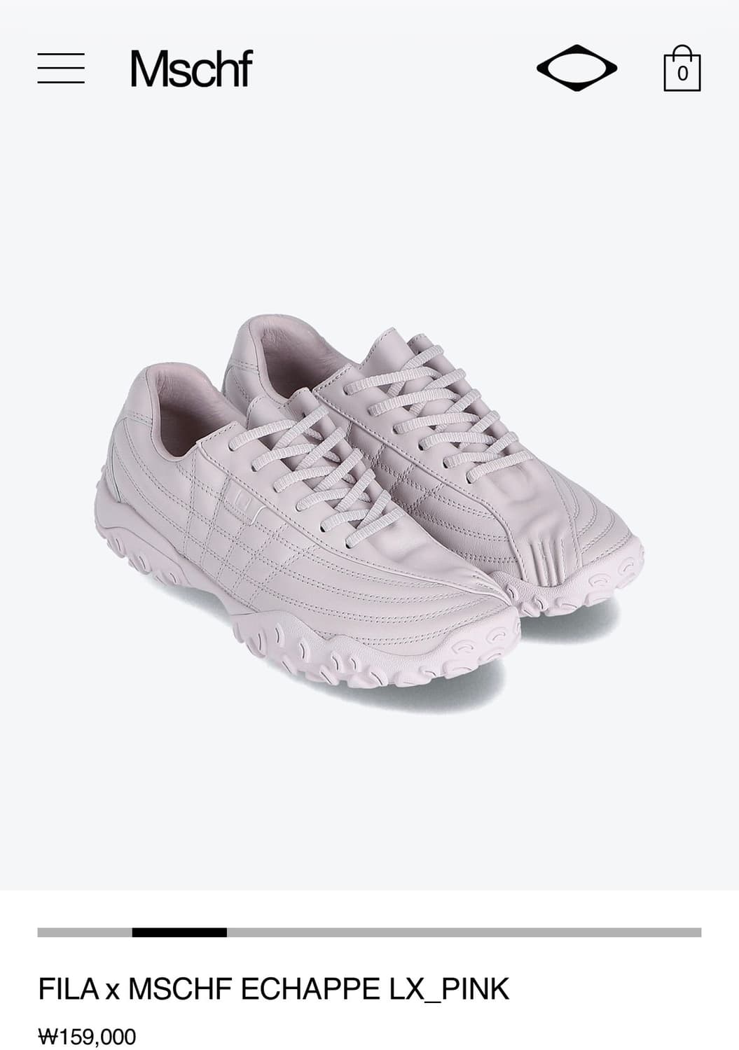 Mischief X Fila Echappe LX Pink 새제품 상품이미지2