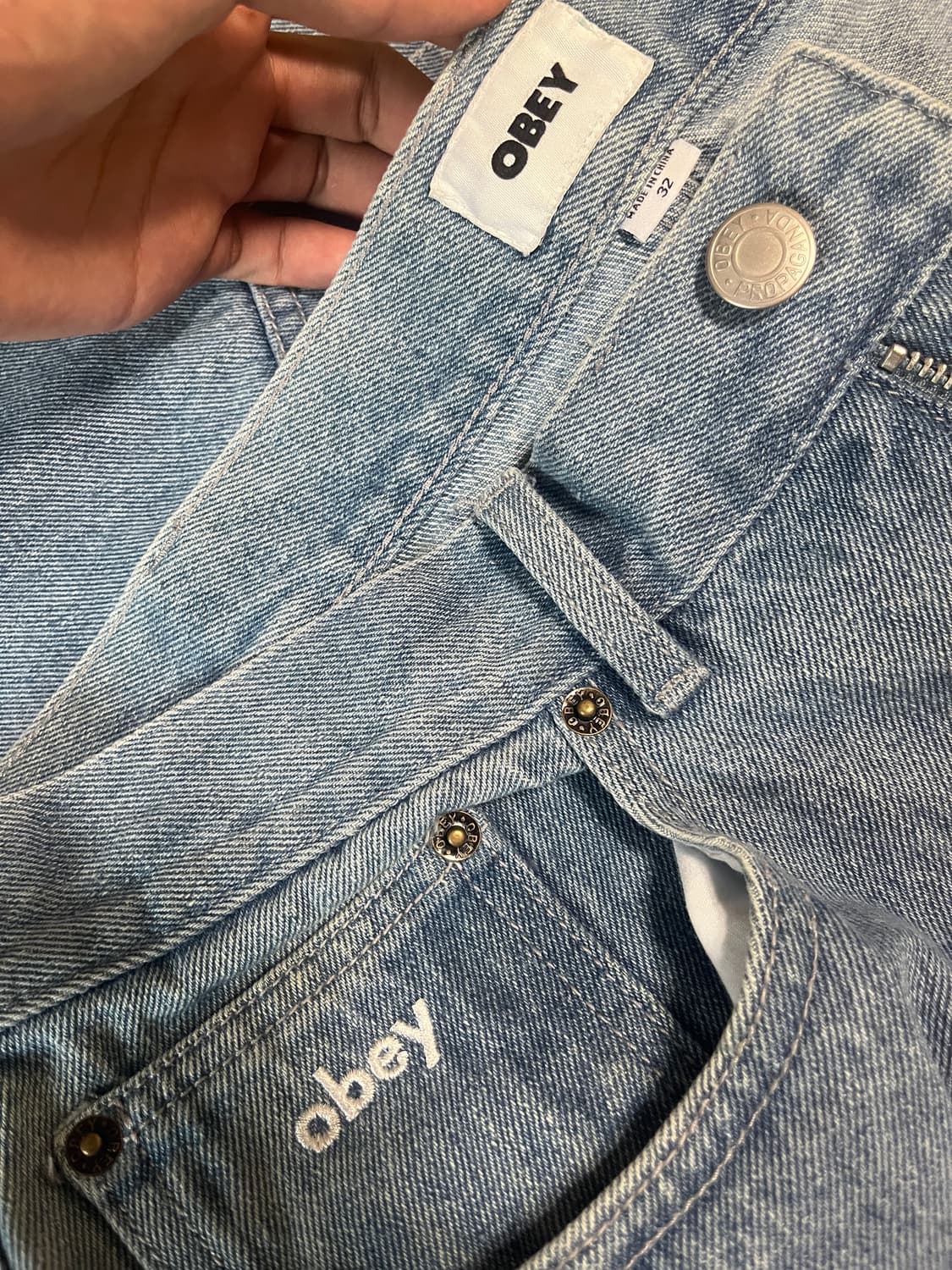 오베이 연청 데님  상품이미지5