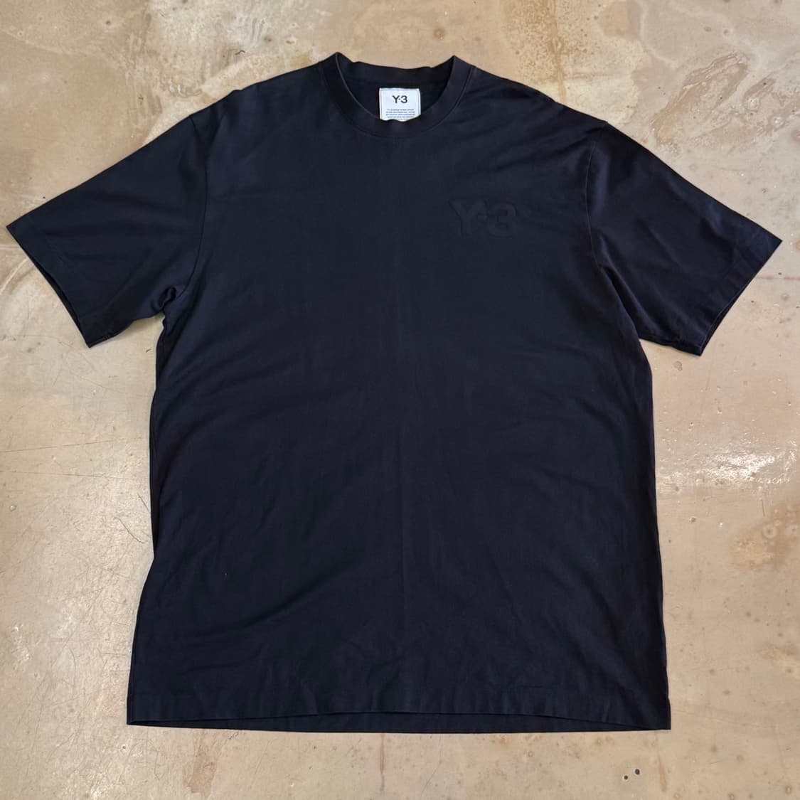 Y-3 로고 블랙 티셔츠 상품이미지2