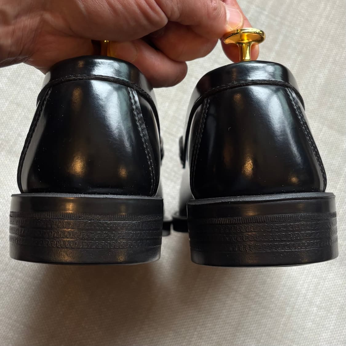 [새제품 26.5EEE] HARUTA 하루타 6550 블랙 페니 로퍼 상품이미지4