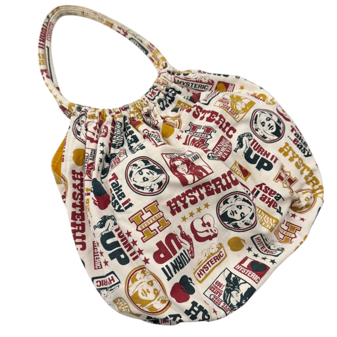 히스테릭글래머 프린티드 셔링 숄더백 아이보리 상품이미지4