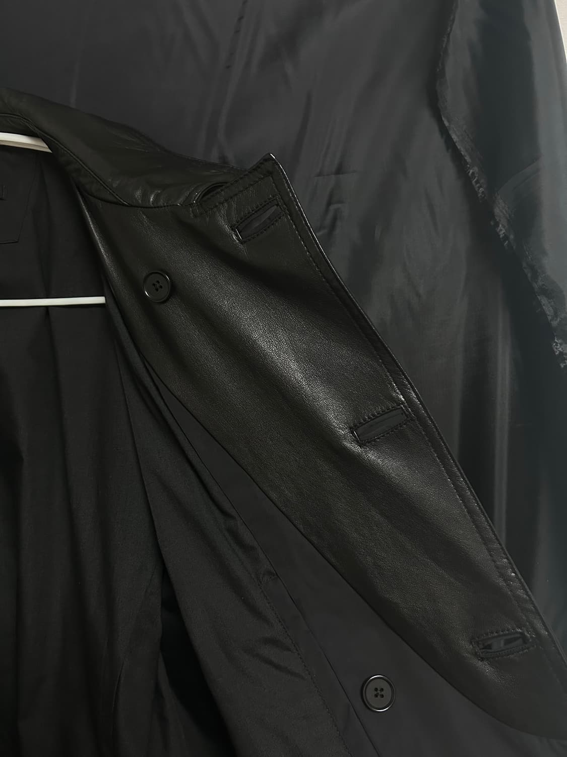 존 바바토스 레더(램스킨) 카라 코트 상품이미지8