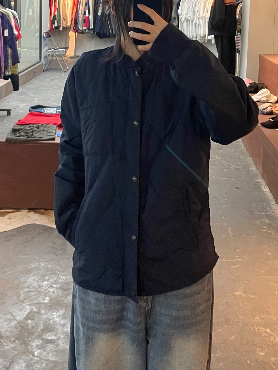 폴로진스 성조기패치 퀄팅자켓 H2414 상품이미지1