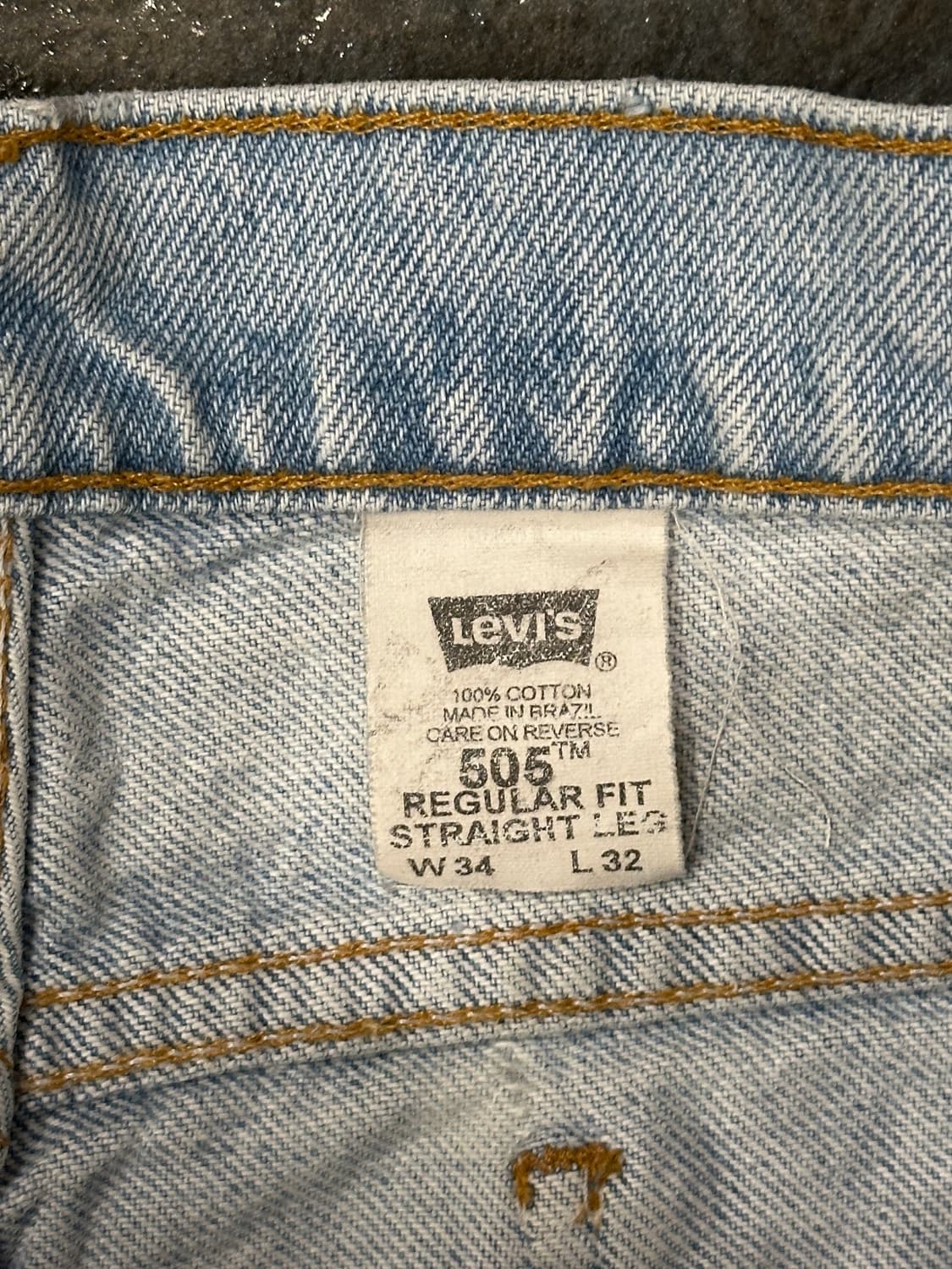 90s 리바이스 orange tab 505 W34 L32 상품이미지3