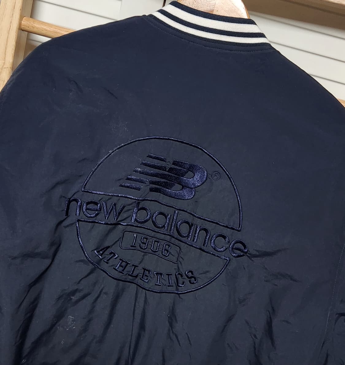 뉴발란스 빅로고 나일론 점퍼 바시티 자켓 상품이미지6