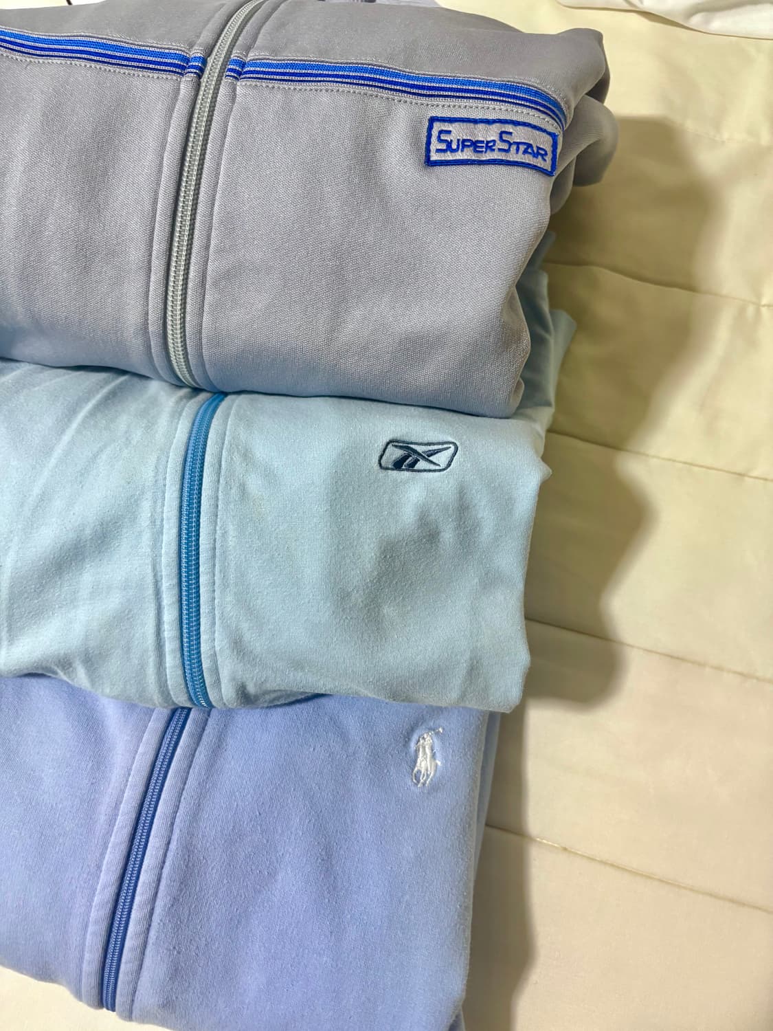 하늘 스포티 빈티지 집업, 후드집업 ( 폴로 ) 상품이미지1