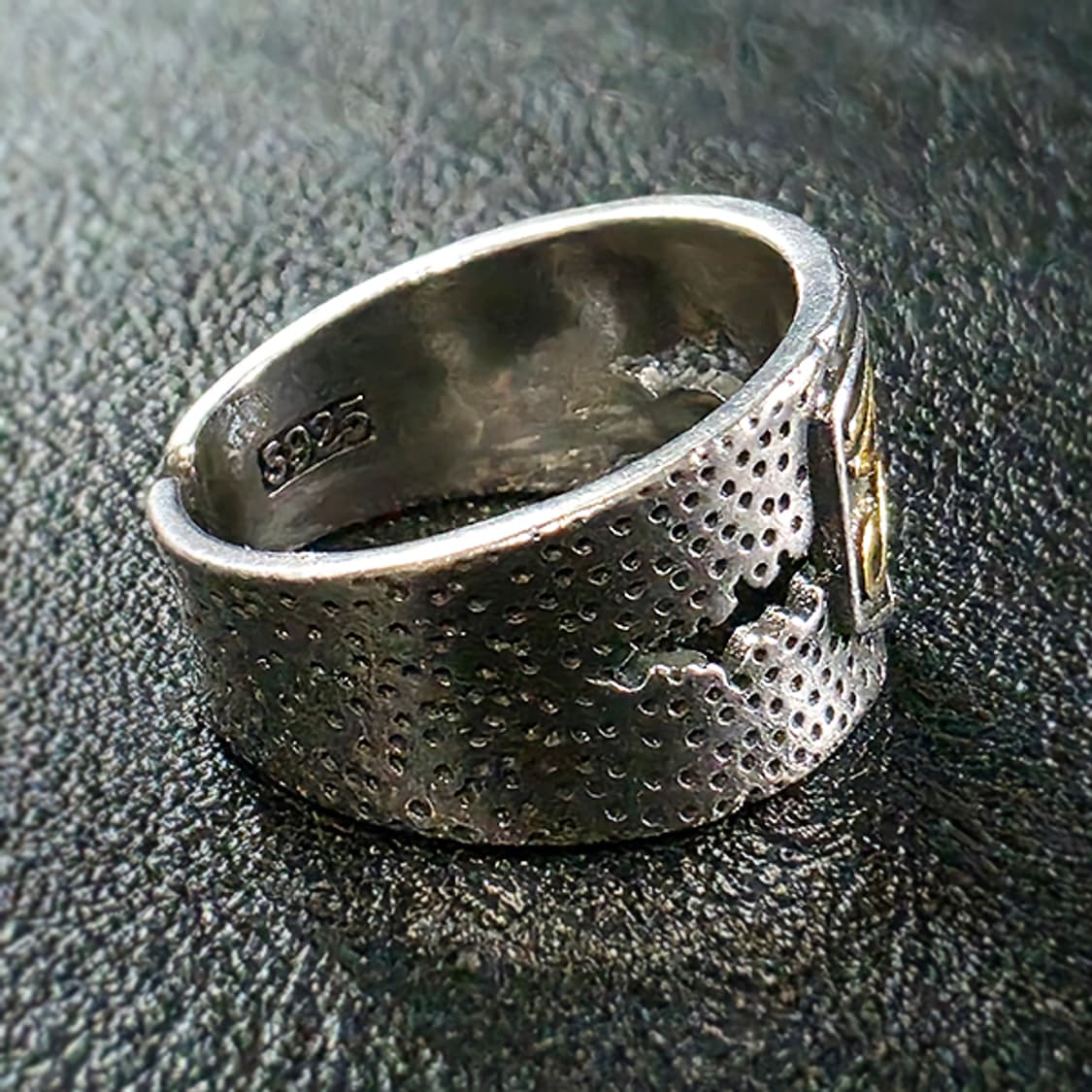 Heka 실버 남자 엔틱 빈티지 명품 고딕 일루미나티 호루스의눈 반지 상품이미지2