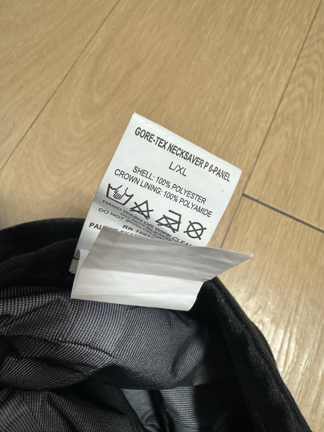 [L/XL] 팔라스 25ss 고어텍스 넥 세이버 p 6패널 캡 블랙 상품이미지8