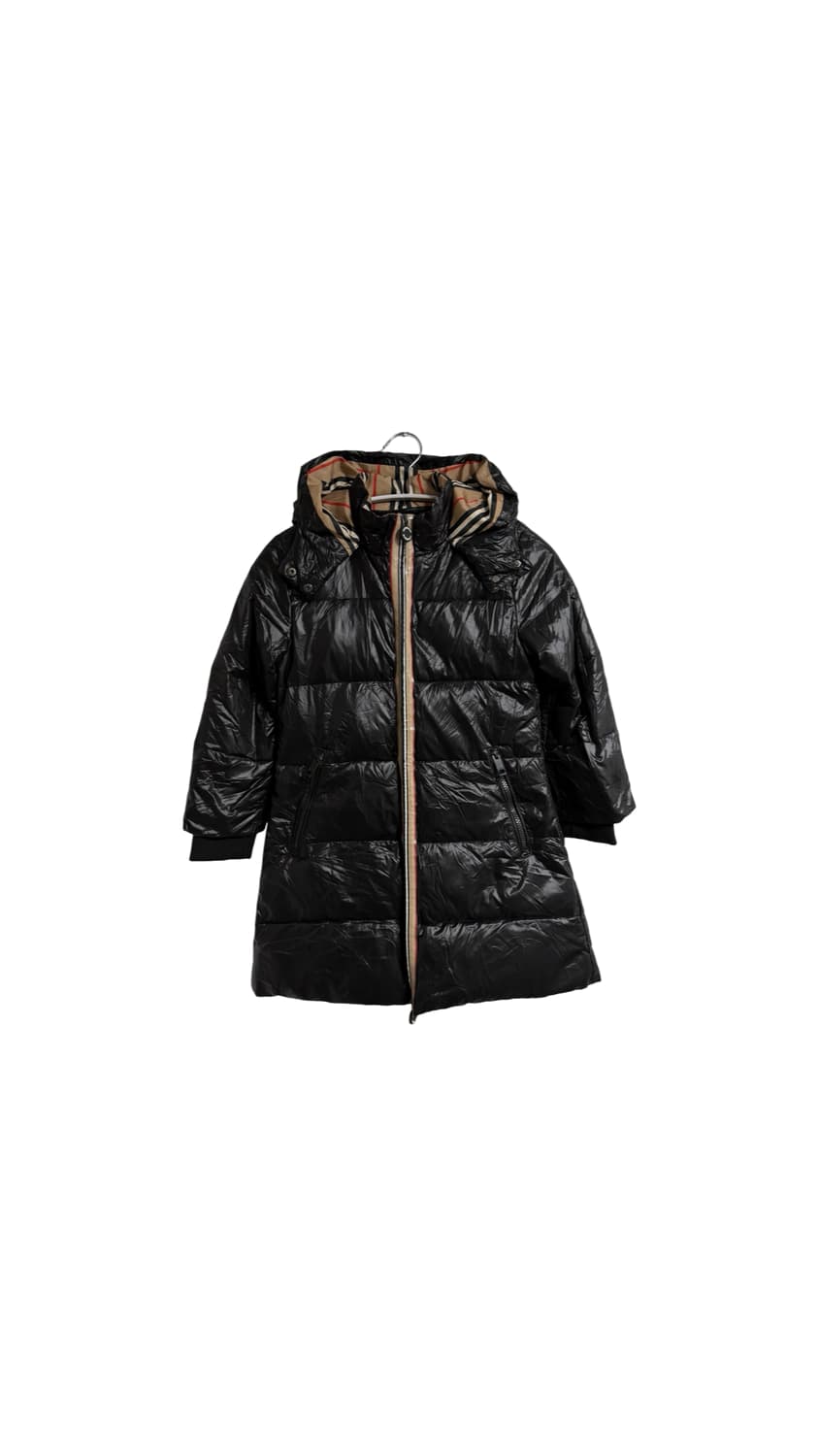 버버리 키즈 블랙 롱 패딩 상품이미지1