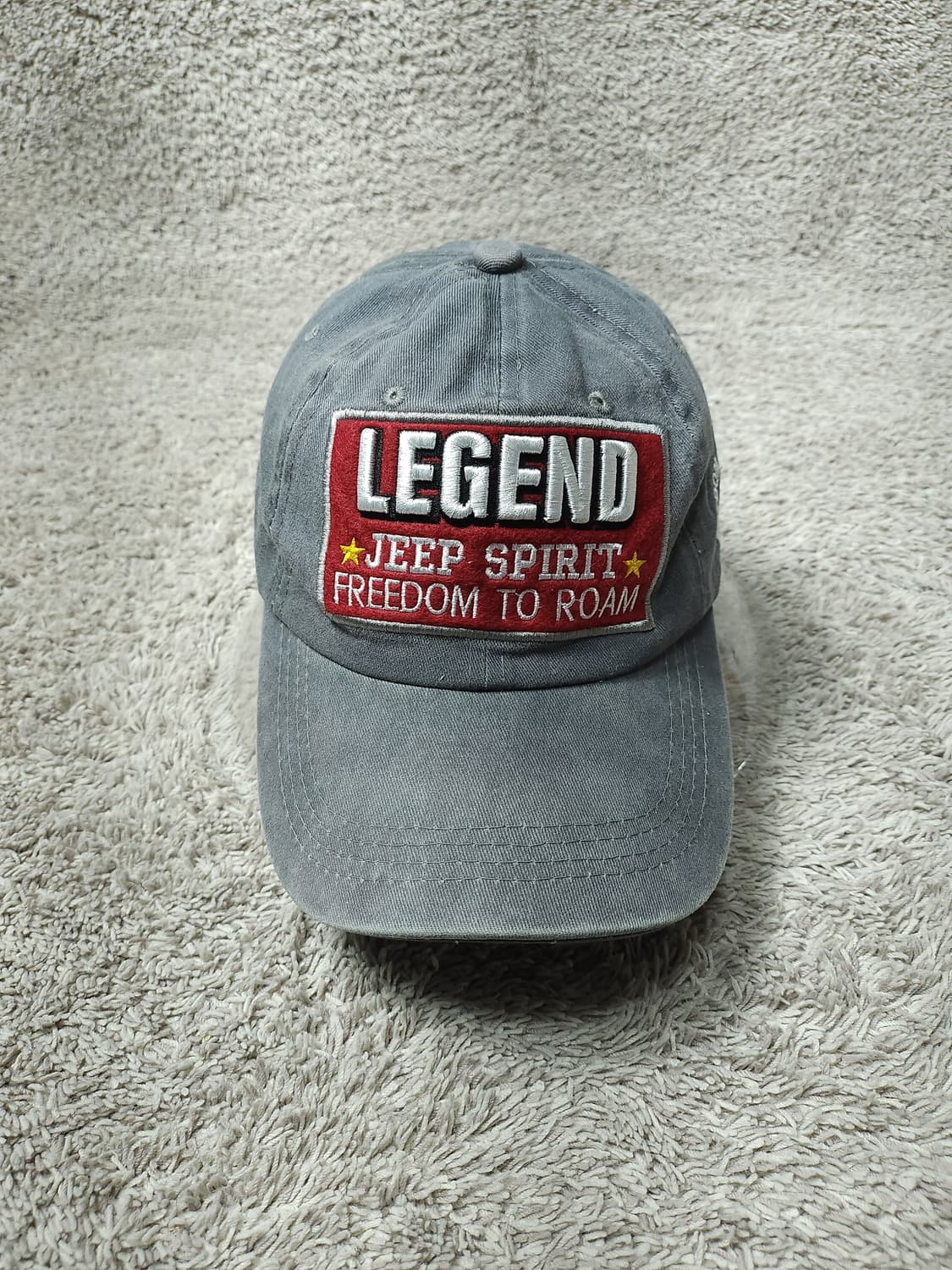 빈티지워싱 Jeep Legend 캡모자 그레이 상품이미지1