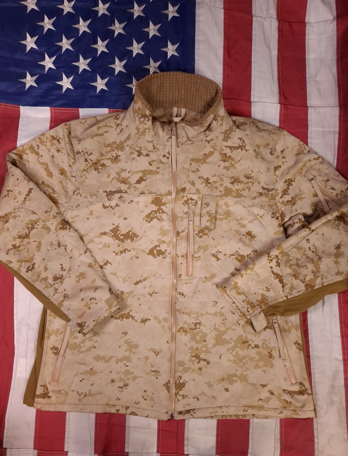 오리지날 미해병대 180s 사막 전투 고어 자켓 상품이미지5