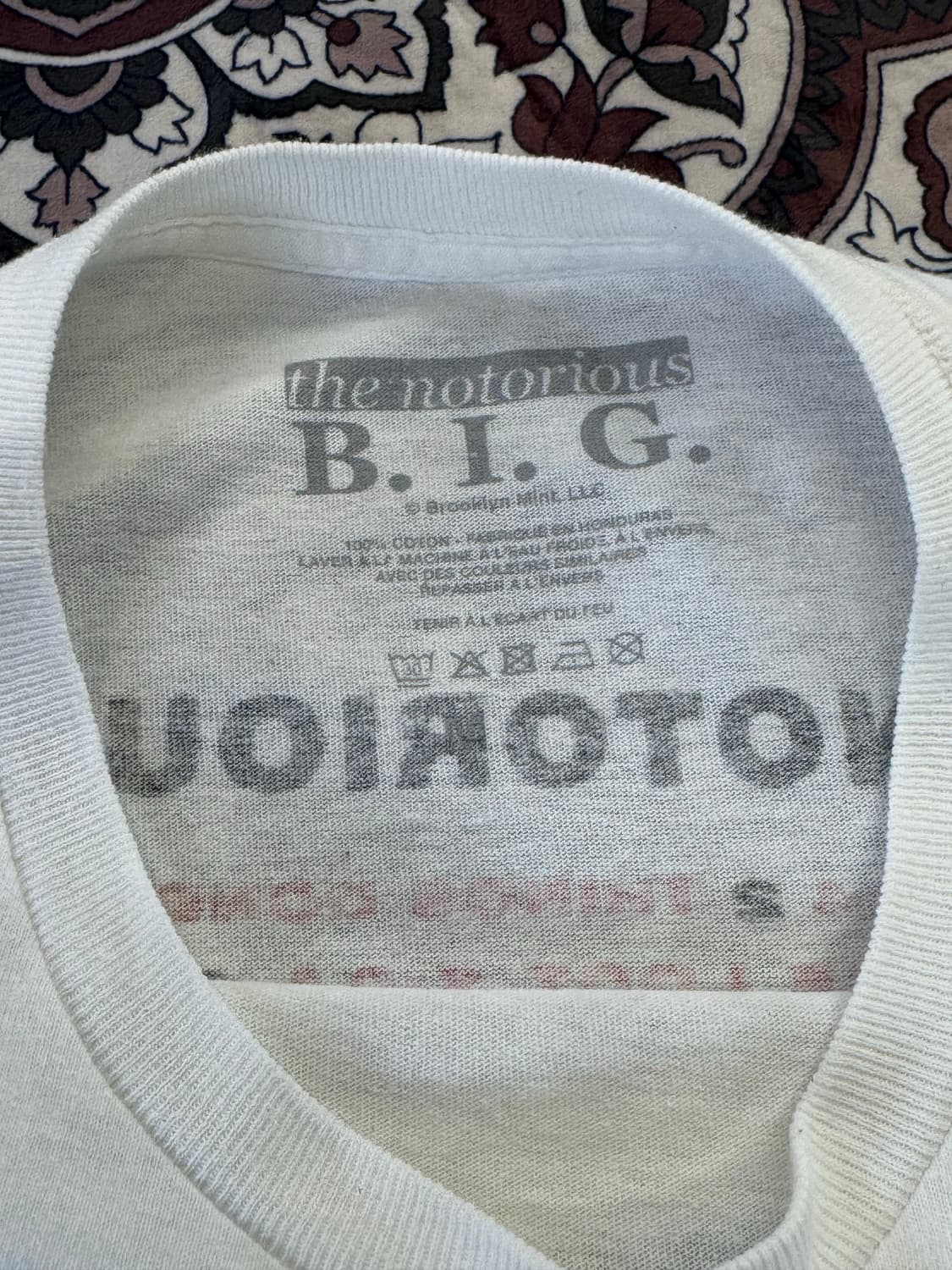 빈티지 NOTORIOUS  B.I.G 프린팅 티셔츠 상품이미지3