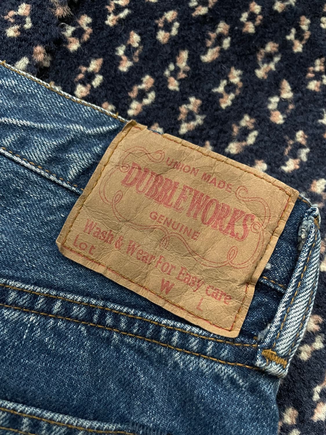 Dubble Works Washed Denim Pants 상품이미지7