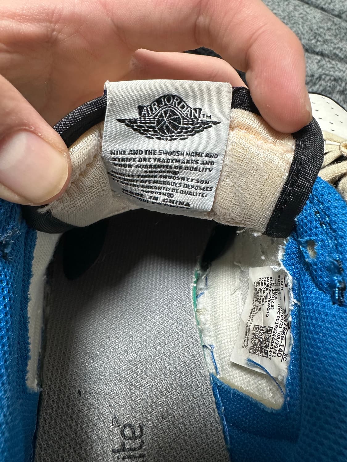 조던1 프라그먼트 스캇 270 상품이미지8