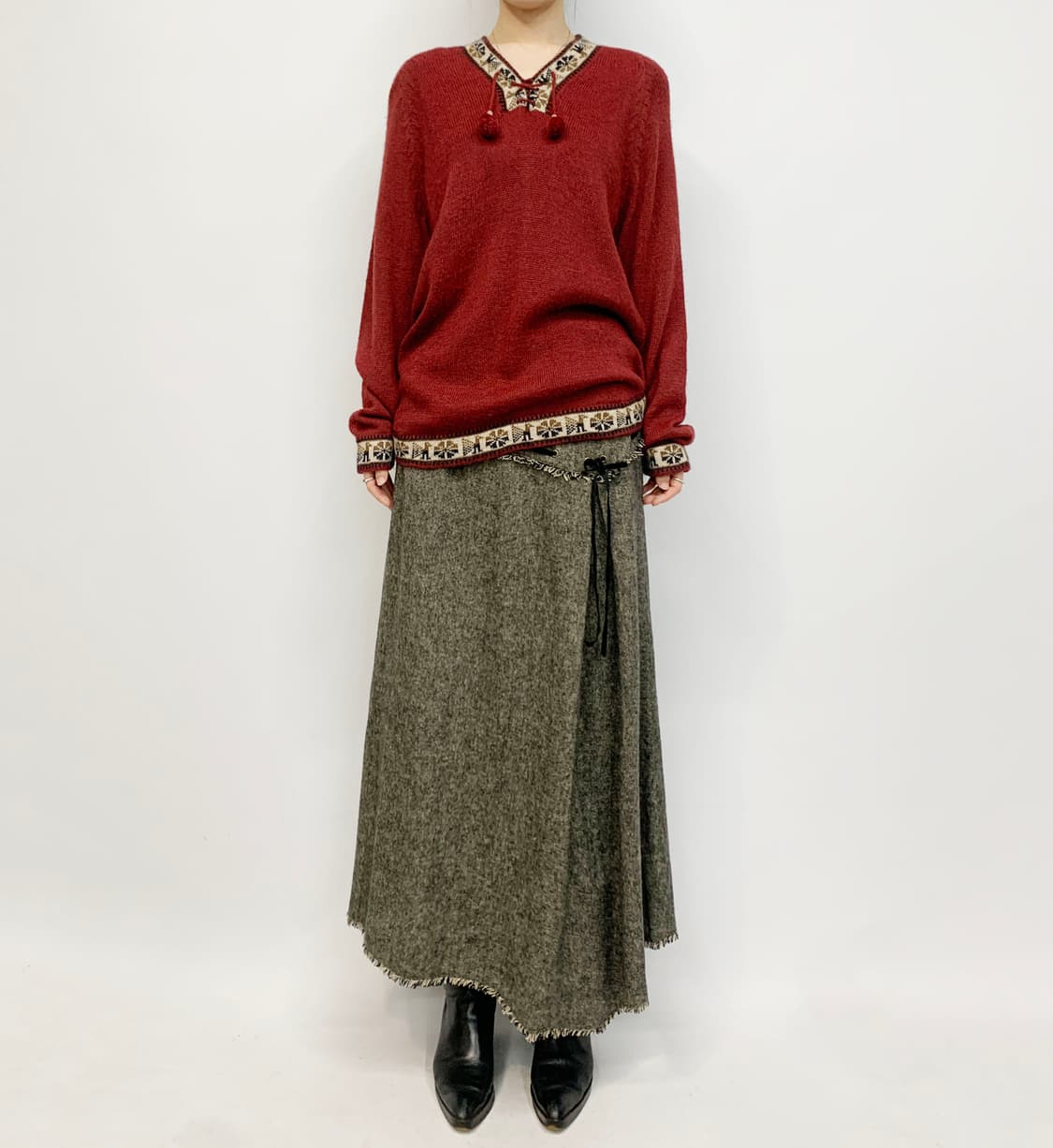 INCA - hand made in peru 알파카 니트 상품이미지2